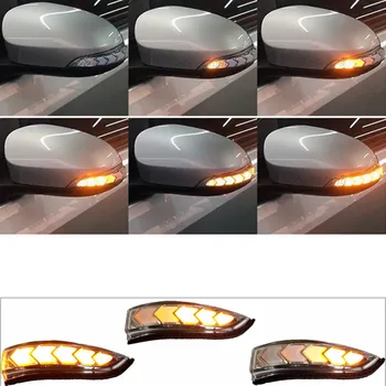 Dinamică LED de Semnalizare Semnalizarea Secvențială Partea de Lumină Oglindă Pentru Toyota Camry, Corolla Altis Vios Yaris Prius C Venza Avalon
