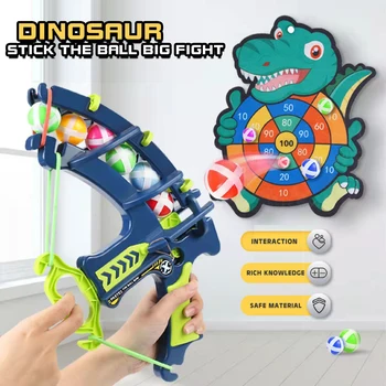 Dinozaur Praștie Țintă Minge Lipicios Darts Creative Arunca Sport Jocuri Montessori Baschet Cadou De Crăciun Jucării