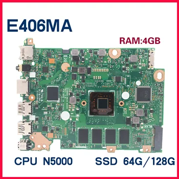 Dinzi E406MA Laotop Placa de baza VivoBook 14_ASUS Laptop E406MAS Placa de baza W/N4000U 4GB-RAM 64GB, 128GB SSD 100% Testat pe Deplin