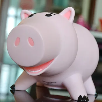Disney Cârnați De Porc Toy Story 4 Sunca De Desene Animate De Porc Jucarie Papusa Model Ornament De Economii Oală Cârnați De Porc Piggy Bank Jucărie Pentru Copii