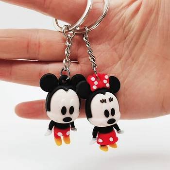 Disney Mini Mickey Minnie Geanta Breloc pentru Fată Anime Drăguț Pandantiv Cheie Inel Jucărie pentru Femei Copii Accesorii Bijuterii Cadou