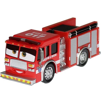 Disney Pixar Cars 2 3 Red autospeciala de Pompieri Masina de Salvare Regele Jackson Aliaj Metalic Model de Camion de Incendiu Jucarii Educative pentru Baieti