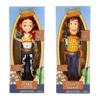 Disney Toy Story 4 Vorbesc Woody, Buzz, Jessie Rex Figurine Anime Decor Colecție De Figurine Model De Jucărie Pentru Copii Cadouri