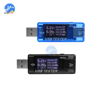 Display Digital 4V-30V USB Tester Tensiune Curent Încărcător Capacitate Detector Qc2.0/3.0 Quick Charge Banca De Putere Metru Voltmetru