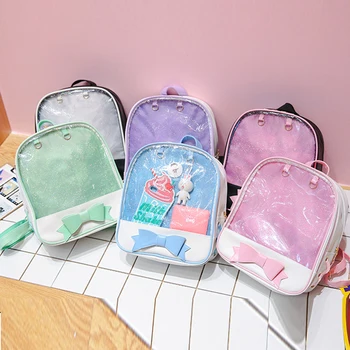 DIY Clar Transparent Rucsaci Femei Harajuku Fundita Itabags ghiozdane pentru Fete adolescente Designer Ita Sac Bookbags Bolsa