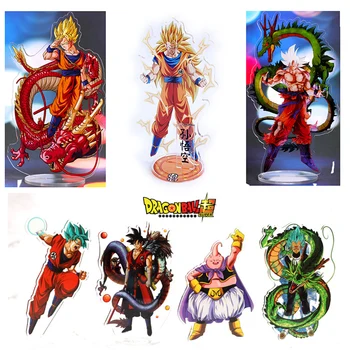 Dragon Ball Z din Jur Fiul Goku, Vegeta IV Majin Buu Beerus Super Saiyan figura Anime Acrilice Ridice Ornamente jucarii copii