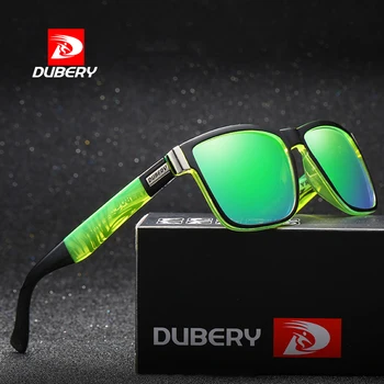 DUBERY Polarizat ochelari de Soare Brand Design Bărbați Driver Nuante de sex Masculin Epocă Ochelari de Soare Pentru Barbati Spuare Oglindă Vara UV400 Oculos