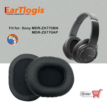 EarTlogis Inlocuire Tampoane pentru Urechi pentru Sony MDR ZX 770AP 770BN MDR-ZX770BN MDR-ZX770AP Cască Părți Earmuff Acoperă Pernă Cupe