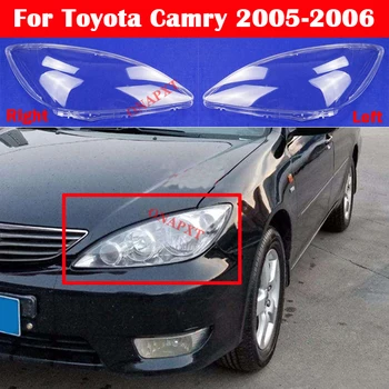 Europene și Americane versiune Transparent de Sticla Farurilor Lampa Coajă Auto Umbra Farului Capacul Obiectivului Pentru Toyota Camry 2005 2006