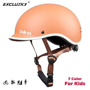 EXCLUSKY de Înaltă Calitate pentru Copii Casca de Bicicleta Pentru Skateboard Casca de Siguranță Băieți Și Fete Role Casca Marimea 48-54 cm