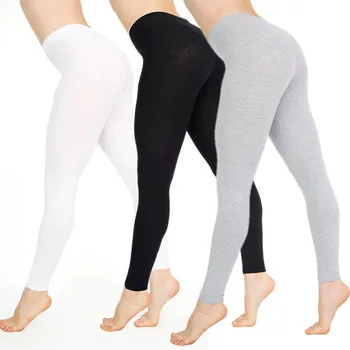 Femei Yoga de Fitness Jambiere de Funcționare Sport Întinde Sport de Înaltă Talie pantaloni Pantaloni Solid Gri Alb-Negru Plus Dimensiune S-2XL
