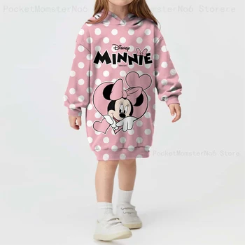Fetita Disney Mickey Desene animate Hanorac Fashion Minnie Hanorac Copii Baieti Maneca Lunga Copii Desene animate Anime Imprimare 3D Haine