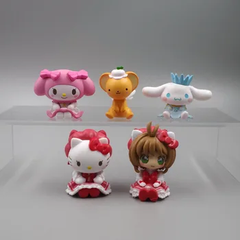 Figura Anime Sanrio Card Captor Sakura Figurine Japoneze Diy Tort Știința Materialelor Ornamente Decorative Model Cadouri Jucarii