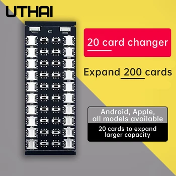 FII Card Changer Multi-card Dispozitiv Extern Slot pentru Card Android Apple Universal 20 de Expansiune cu Capacitate Mare de Carte de Telefon Mobil