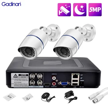 Gadinan 3.6 mm obiectiv HD 5MP Camera Bullet Camera AHD Video Recorder IP65 rezistent la apa Camera de Securitate CCTV de Supraveghere a Sistemului de Secur