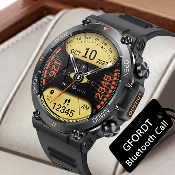 GFORDT Ceas Inteligent Bărbați Bluetooth Apel 1.39 Inch Heart Rate Monitor de Sănătate 400mAh Baterie Mare în aer liber Sport smartwatch Pentru Bărbați