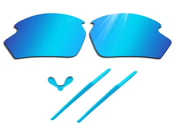 Glintbay 100% Precise-Fit Blue Lentile de Înlocuire și Cerul Albastru de Cauciuc kit pentru Rudy Project Rydon (SN79 NUMAI) ochelari de Soare