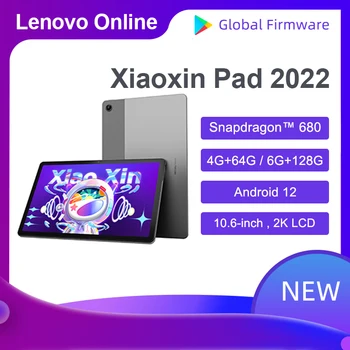 Global Firmware-ul Lenovo Pad 2022 Snapdragon Octa Core Android 12 Xiaoxin Pad 10.6 Inch 2K Ecran LCD Wifi Pad 2022 Tableta Lenovo
