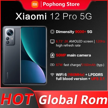Global Rom-ul Xiaomi Mi 12 Pro Dimensity Versiune 5G MobilePhone 6.76