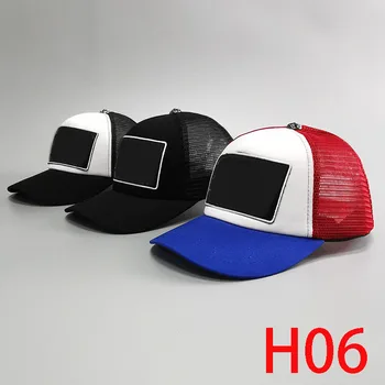H06 Vara marca tide hip-hop pălărie albă din piele eco albastru șapcă de baseball casual sălbatic cuplu capac