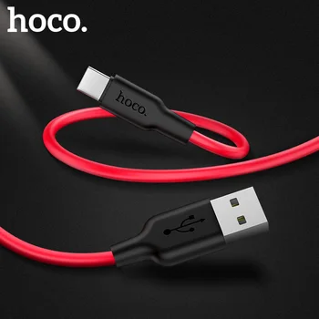 HOCO Silicon Cablu de Tip USB C 2A C USB Cablu de Încărcare Rapidă Cablu de Date de Tip C USB Încărcător Cablu Pentru Galaxy S8 Plus Xiaomi 6 Mi5