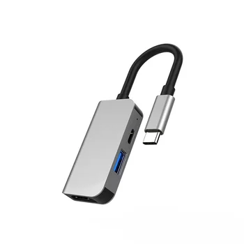 HUB USB C HUB pentru Multi USB 3.0 Adaptor HDMI 87W Rapid de Încărcare Adaptor pentru MacBook Pro de Tip C 3.0 Splitter 3 Port USB C HUB Reale