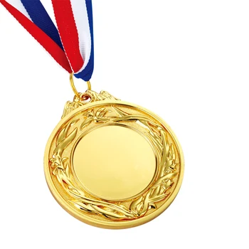 ieftine Personalizate de Metal de Aur Medalie cu panglici de vânzări la cald metal medalii personalizate