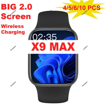 Iwo Ceas Inteligent 8 X9 Max 2.0 inch de Încărcare Wireless Apel Memento Mesaj de Ritm Cardiac tensiunea Arterială DIY Fețe Watch Inteligent Watch 8