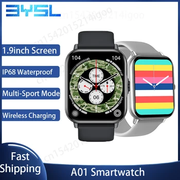 IWO Pro A01 Smartwatch IP68 Impermeabil Sporturi Ceas Inteligent pentru Bărbați 1.9 Inch Touch Screen Full Smartwatch PK W27 Pro D20 DT7 MAX