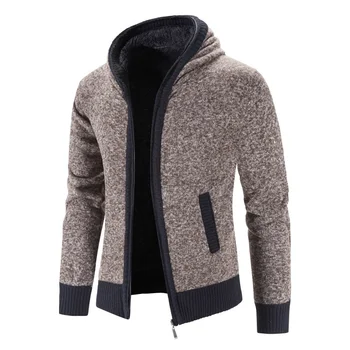 Jachete cu gluga Barbati Sweatercoats Cardigane Pulovere mai Groase Pulovere groase de Iarna Casual Cardigane Hanorace Slim Fit Cardigane 3XL