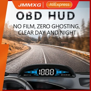JMMXG B2 HUD OBD2 Head Up Display Digital, Vitezometru Mașină de Temperatură Apă Tensiune Depășirea vitezei de Alarmă Electronice Auto Accesorii