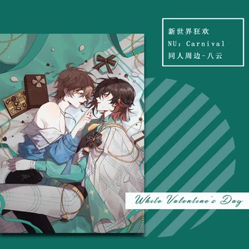 Joc Anime Nu: Carnaval Edmond Eiden Yakumo Acrilice Insigna Butonul Brosa Ace Jucărie Metal Cosplay Carte Poștală De Colectare Card Cadou