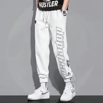 Joggeri Anime Print pantaloni de Trening pentru Barbati 2022 Tendință de Moda Casual, Haine Adolescente Pantaloni Harem Harajuku coreean Hip Hop Streetwear