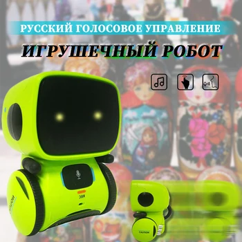 Jucărie Robot de Roboți Inteligenți rusă și engleză și Versiunea în limba spaniolă Voce si Touch control Jucării Educaționale Interactive RC Robot