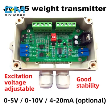 JY-S85 Greutate Senzor DC 18-26V Ccurrent Celule de Sarcină de 4-20mA 0-5V sau 0-10V Tensiune Amplificator Reglabil Greutate Emițător