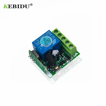 KEBIDU 433 Mhz DC 12V Fir Control de la Distanță Comutator 1CH releu 433Mhz Modul Receptor Pentru învățare cod Emițător de la Distanță