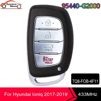 KEYECU Inteligent Prox Telecomanda Cheie Auto 4 Butoane 433MHz ID47 chip pentru Hyundai Ioniq 2017 2018 2019 P/N: 95440-G2000 FCC ID: TQ8-FOB-4F