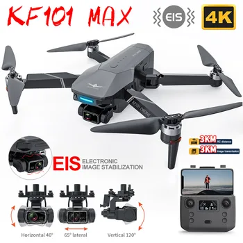 KF101 Max GPS Drona 4K Profesionale 8K HD EIS Camera 3-Axis Gimbal Brushless Motor RC Pliabil Quadcopter RC Distanță de 3 km