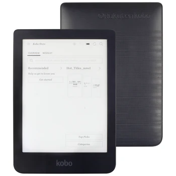 KOBO Clara HD N249 eReader cu ecran Tactil e-Book Reader cu e-ink Față de Lumină e-books Reader alb / lumina calda