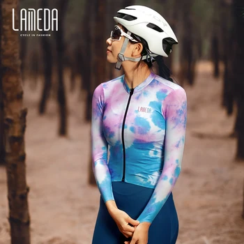 LAMEDA femei haine de ciclism uscare rapidă, respirabil Maneca Lunga de Sus Road Biciclete de Munte Tricou