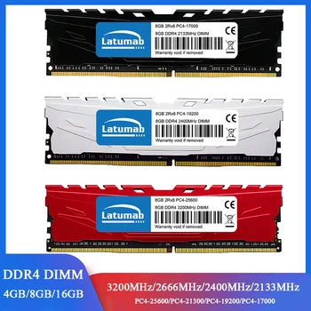 Latumab Memoria RAM DDR4 4GB 8GB 16GB 3200MHz 2400 2133 2666MHz Desktop pentru Jocuri de Memorie 288Pin PC4-25600 21300 19200 1.2 V DIMM de RAM