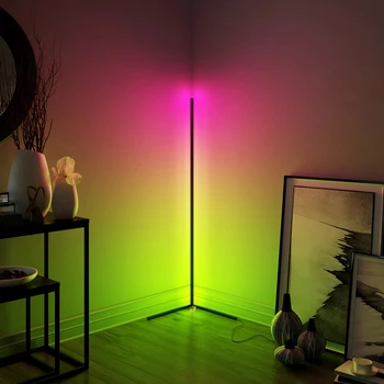 LED Minim Lampa de Colț lampa de Podea pentru camera de zi Dormitor Studio lampa Nordic Designer Trepied de Podea cu Led-uri Corpuri de lampă