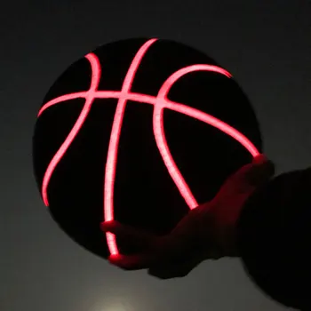 LED-uri de Baschet Lumina Strălucitoare Streetball din Piele PU Regulat de Baschet Marimea 7 Strălucire În Întuneric timp de Noapte Cadou Joc