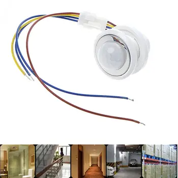 LED-uri Reglabile Detector PIR Senzor de Mișcare Infraroșu Comutator 85-265V