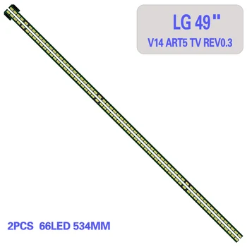 LED-uri TV LCD iluminare din spate benzi pentru LG49UB8800 49UB8250/49UB8270/49UB8300-CG benzi 49inch V14 ARTĂ TV REV 0.2 6916L-1722B/1723B