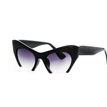 Li Transport Gratuit Retro Brand Ochi de Pisica ochelari de Soare Femei de Bună Calitate Eyewear clasic de ochelari de soare cadru Jumătate UV400