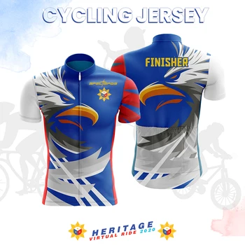 Logo-ul personalizat Țară Steag Echipa Pro Cycling Jersey Vara cu Maneci Scurte Maillot Bicicleta Tricouri Ciclismo Ropa Kit OEM Filipine Kit