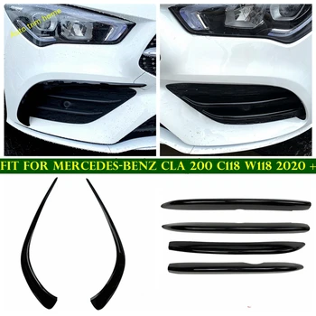 Lumini de Ceață față Pleoapa Dungi Bara Grila Aer Cuțit Modificarea Capacului Garnitura Pentru Mercedes-Benz CLA 200 C118 W118 2020 - 2022