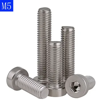 M5 x 0.8 5mm Cap mic Allen Șurubul Hexagonal Șuruburi cu Cap A2 -70 304 din Oțel Inoxidabil DIN 7984