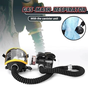Masca De Gaze Respirator Sistemul Respirator Mască De Protecție Electrică De Curent Constant De Alimentare Cu Aer Mască Completă Siguranța La Locul De Muncă